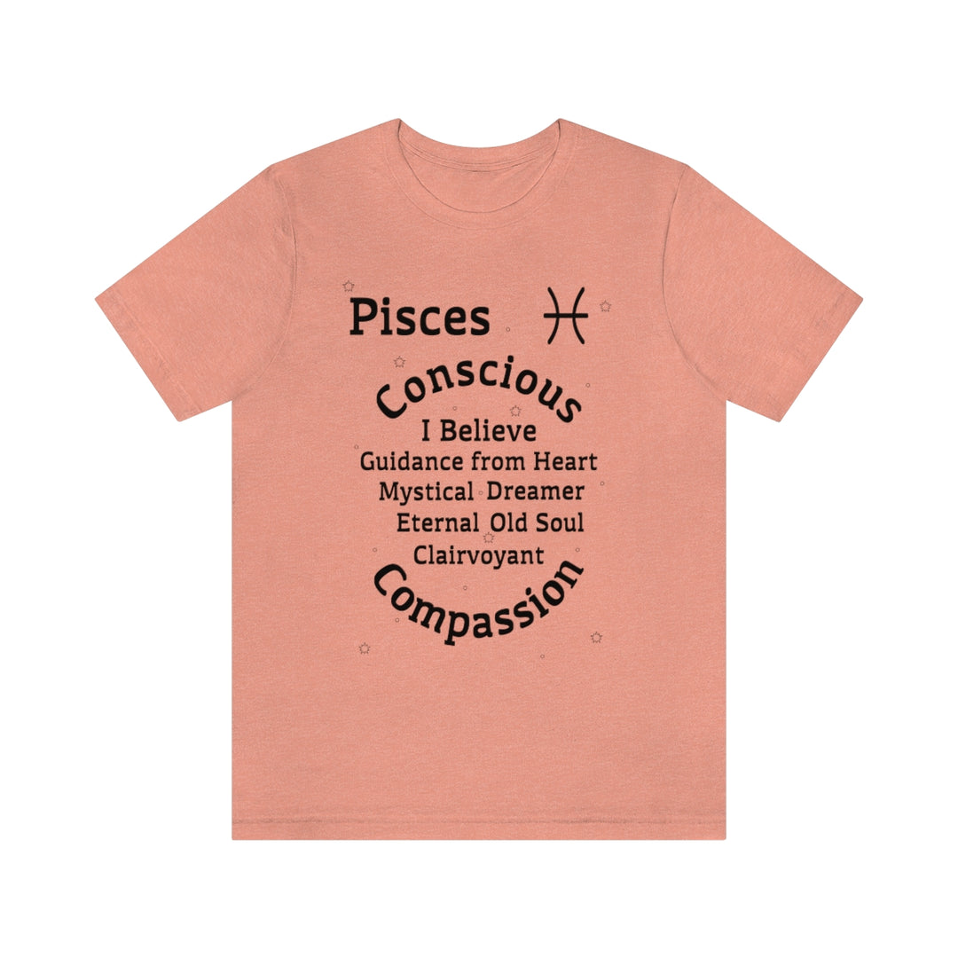 AstroZodiac Pisces Unisex Shirt | Zodiac Sign Affirmation shirt | Horoscope shirt |