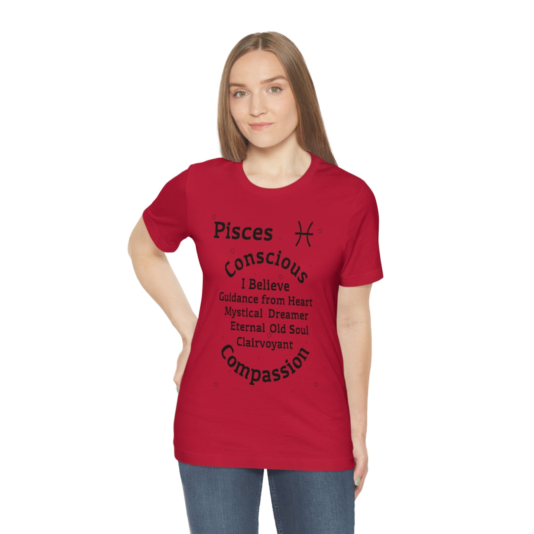 AstroZodiac Pisces Unisex Shirt | Zodiac Sign Affirmation shirt | Horoscope shirt |