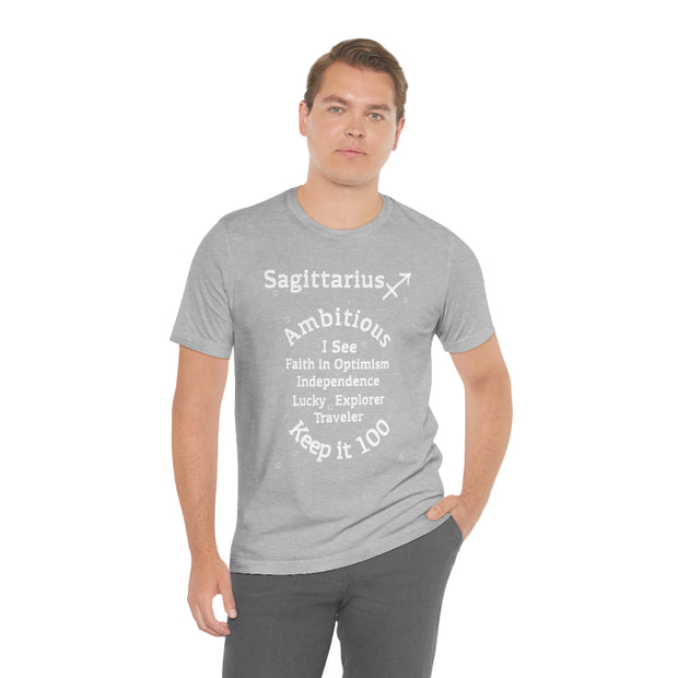 AstroZodiac Sagittarius Unisex Shirt | Zodiac Sign Affirmation shirt | Horoscope shirt |
