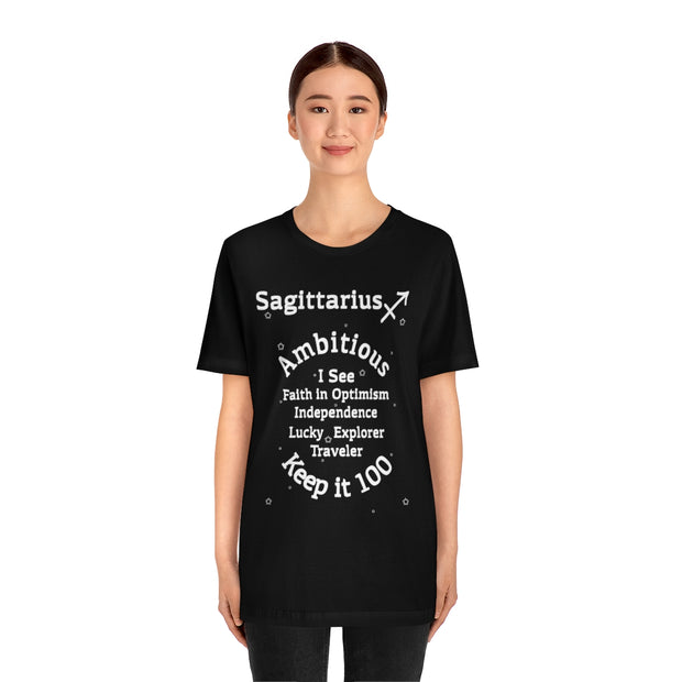 AstroZodiac Sagittarius Unisex Shirt | Zodiac Sign Affirmation shirt | Horoscope shirt |