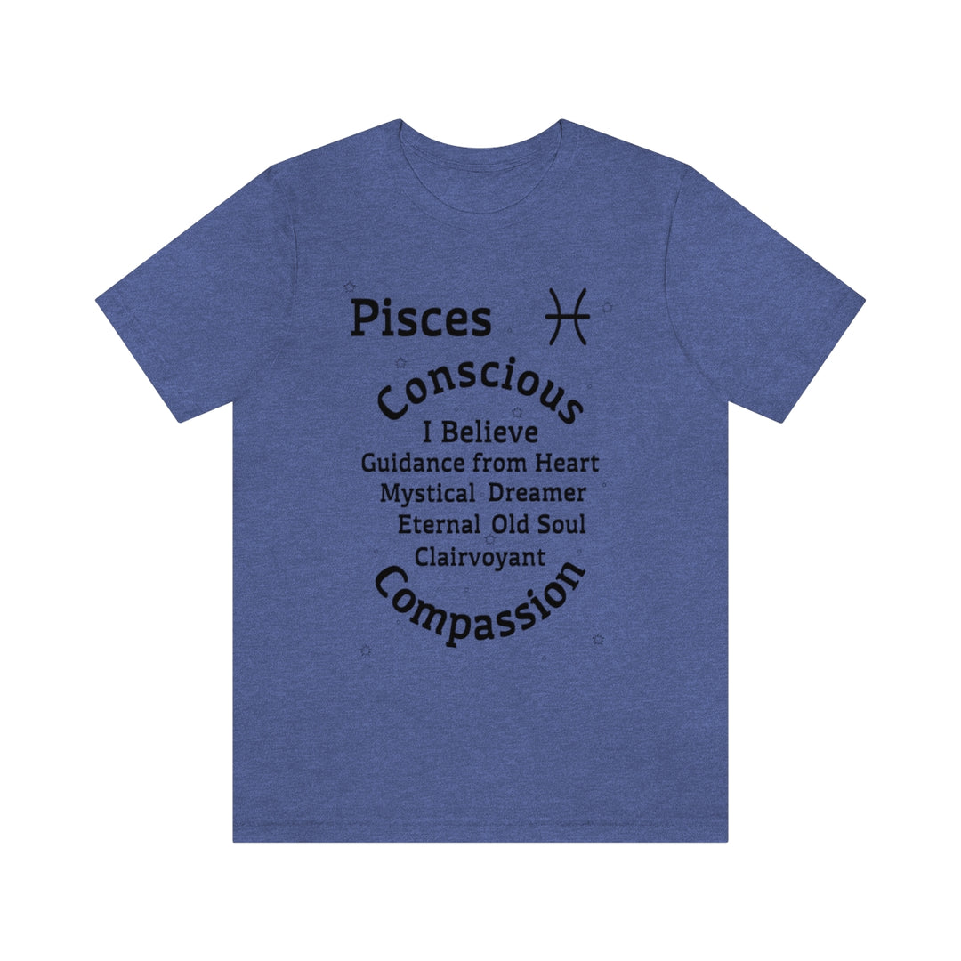AstroZodiac Pisces Unisex Shirt | Zodiac Sign Affirmation shirt | Horoscope shirt |