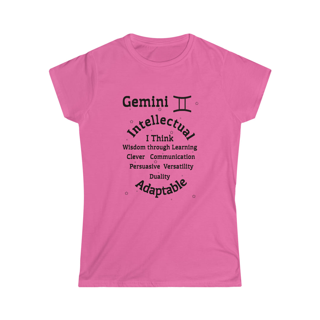 Gemini Persona SoftTee | Zodiac Sign Affirmation shirt | Horoscope shirt |