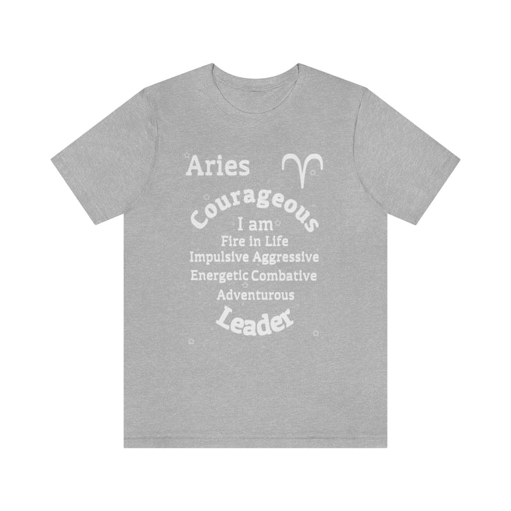 AstroZodiac Aries Unisex Shirt | Zodiac Sign Affirmation shirt | Horoscope shirt |