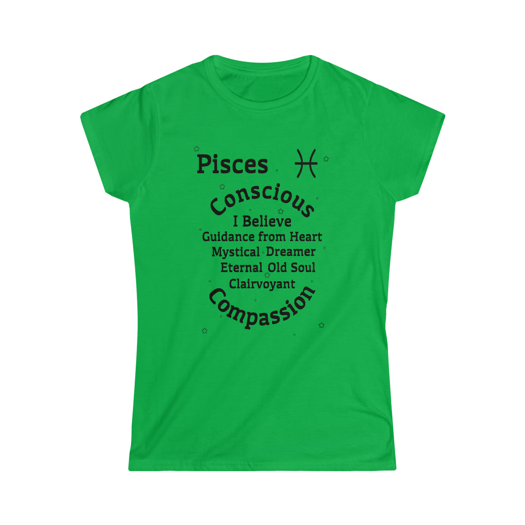 Pisces Persona SoftTee | Zodiac Sign Affirmation shirt | Horoscope shirt |
