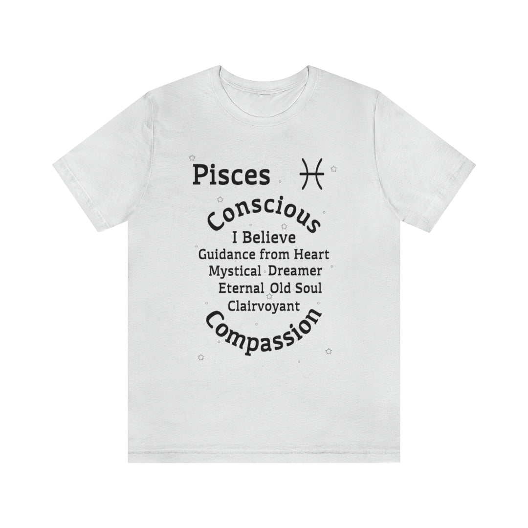 AstroZodiac Pisces Unisex Shirt | Zodiac Sign Affirmation shirt | Horoscope shirt |