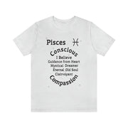 AstroZodiac Pisces Unisex Shirt | Zodiac Sign Affirmation shirt | Horoscope shirt |