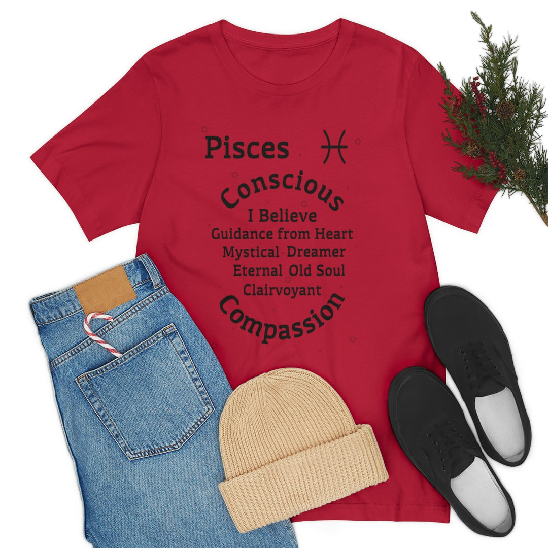 AstroZodiac Pisces Unisex Shirt | Zodiac Sign Affirmation shirt | Horoscope shirt |