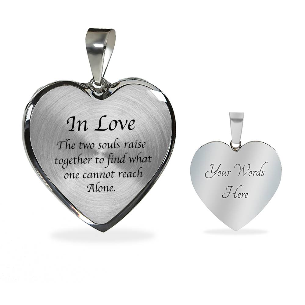K. Gibran Heart Necklace - Life Science Awareness