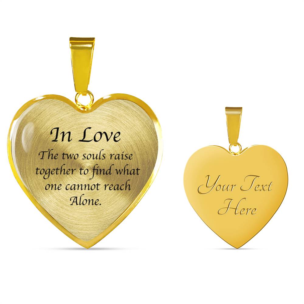 K. Gibran Heart Necklace - Life Science Awareness