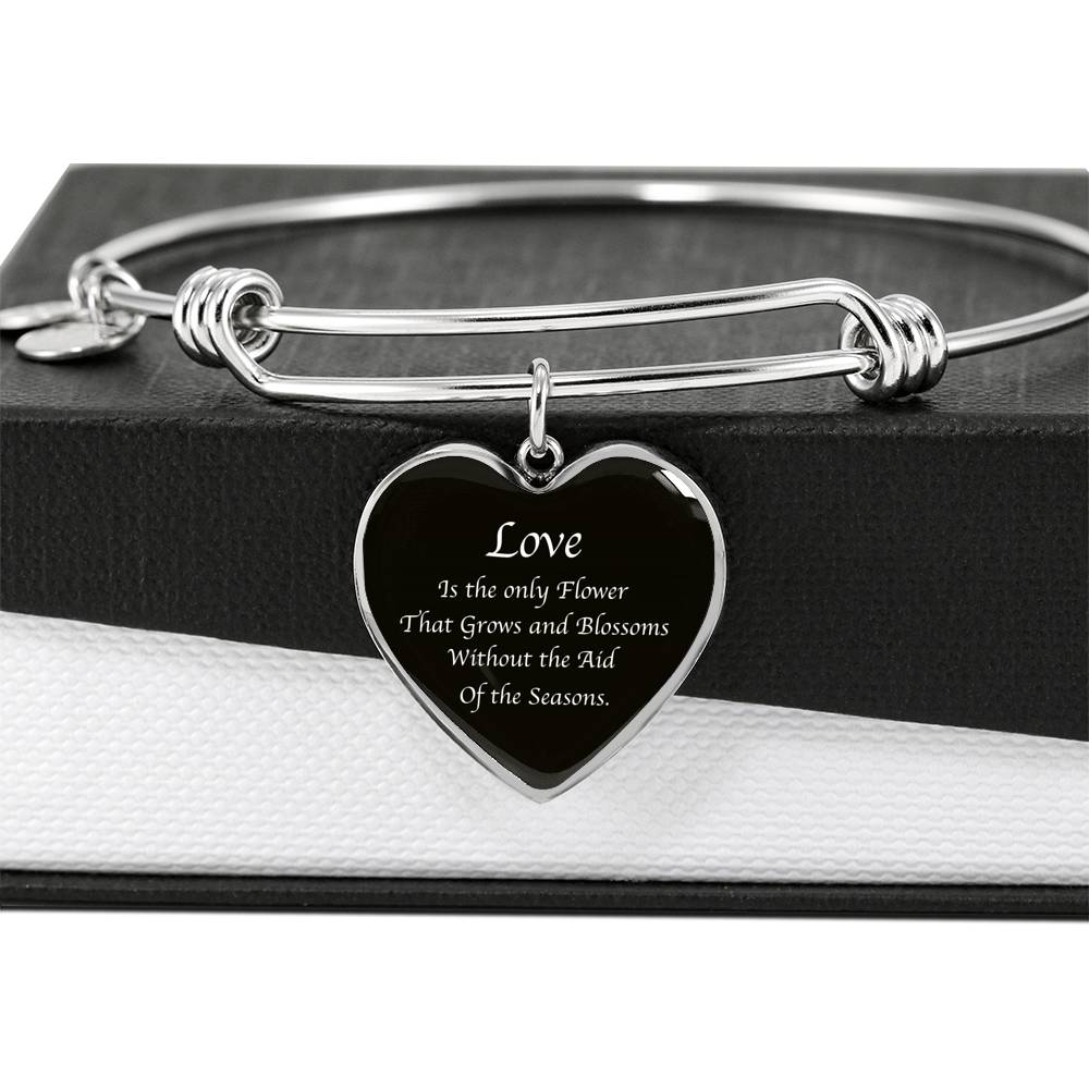 K. Gibran Collection Heart Bracelet - Life Science Awareness