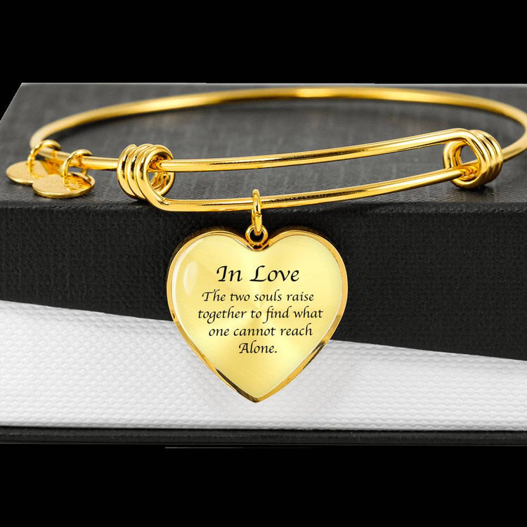 K. Gibran Transparent Heart Bracelet - Life Science Awareness