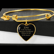 K. Gibran Collection Heart Bracelet - Life Science Awareness