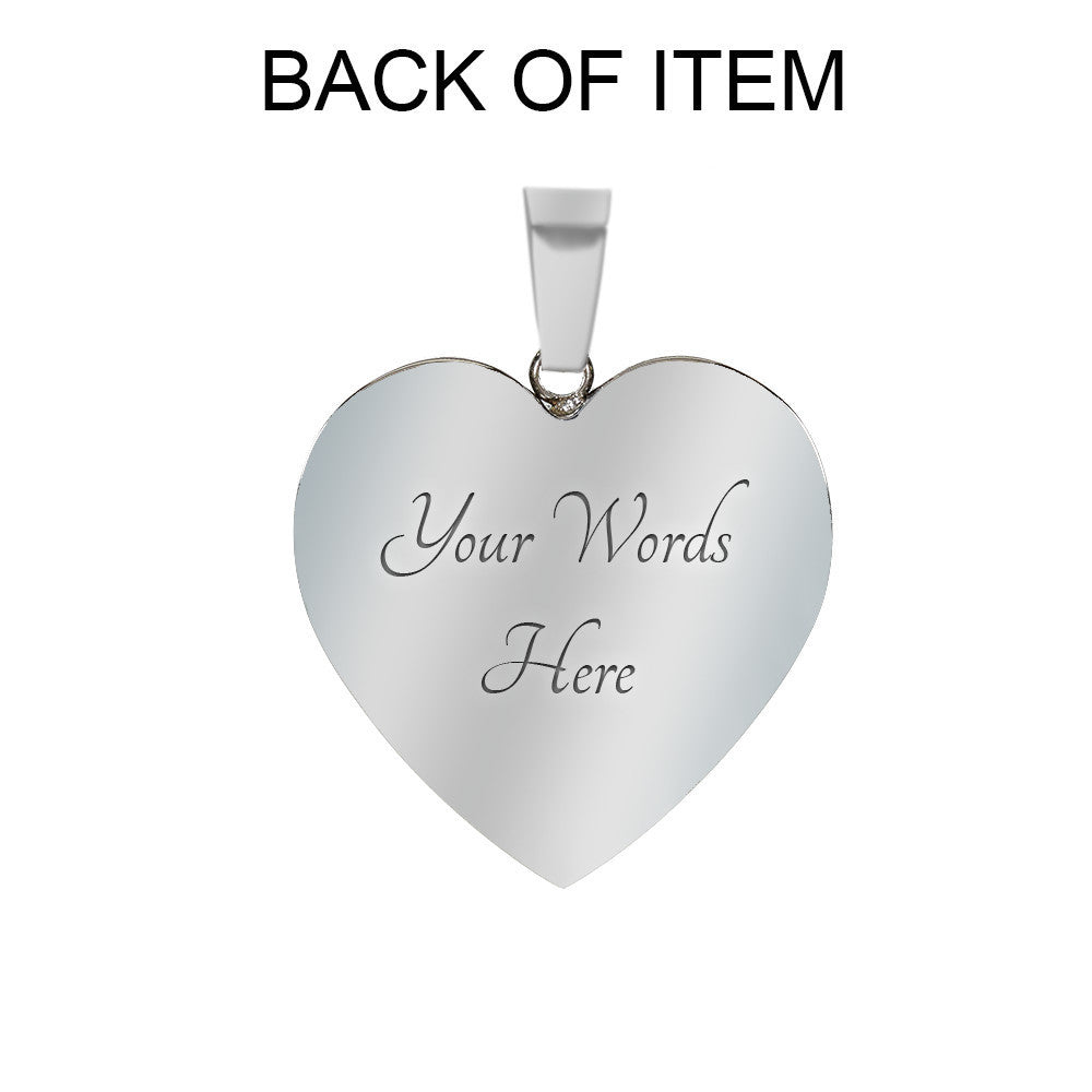 K. Gibran Transparent Heart Bracelet - Life Science Awareness