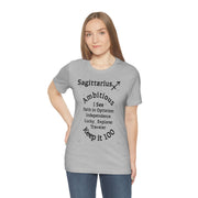 AstroZodiac Sagittarius Unisex Shirt | Zodiac Sign Affirmation shirt | Horoscope shirt |