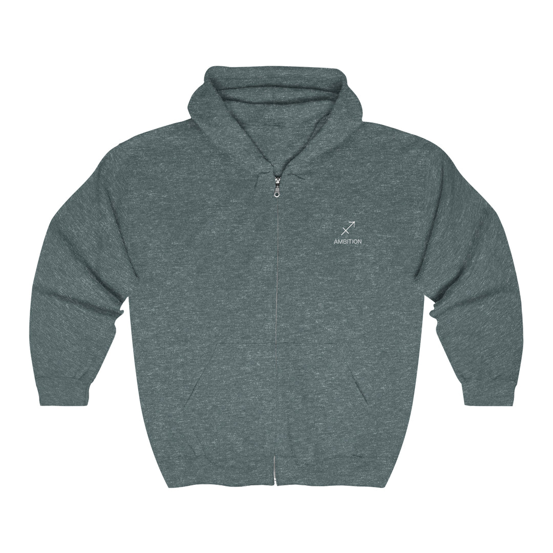 SAGITTARIUS AMBITION Zip-Up Hoodie | Mobility Series