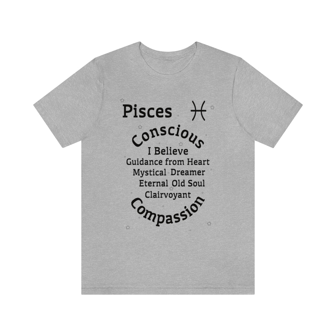 AstroZodiac Pisces Unisex Shirt | Zodiac Sign Affirmation shirt | Horoscope shirt |