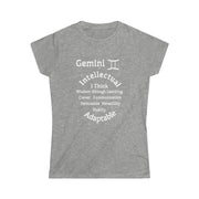 Gemini Persona SoftTee | Zodiac Sign Affirmation shirt | Horoscope shirt |