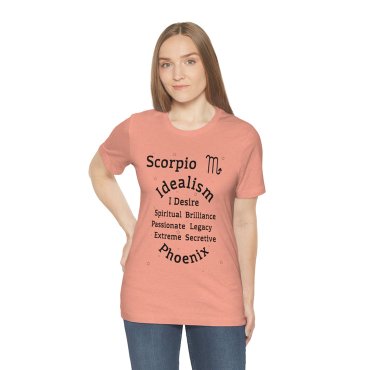 AstroZodiac Scorpio Unisex Shirt | Zodiac Sign Affirmation shirt | Horoscope shirt |