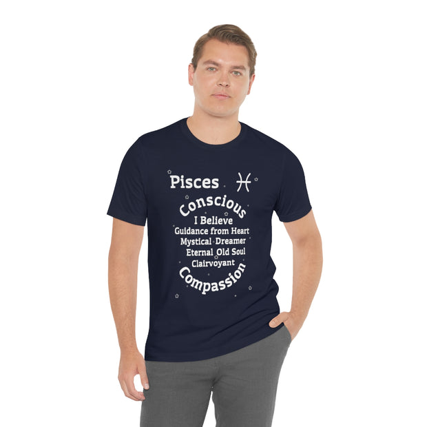 AstroZodiac Pisces Unisex Shirt | Zodiac Sign Affirmation shirt | Horoscope shirt |