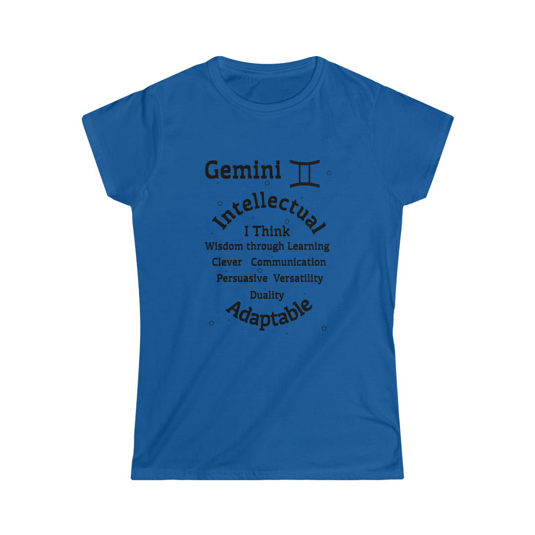 Gemini Persona SoftTee | Zodiac Sign Affirmation shirt | Horoscope shirt |