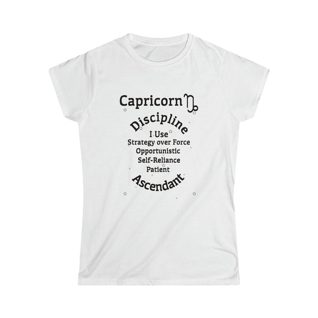 Capricorn Persona SoftTee | Zodiac Sign Affirmation shirt | Horoscope shirt |