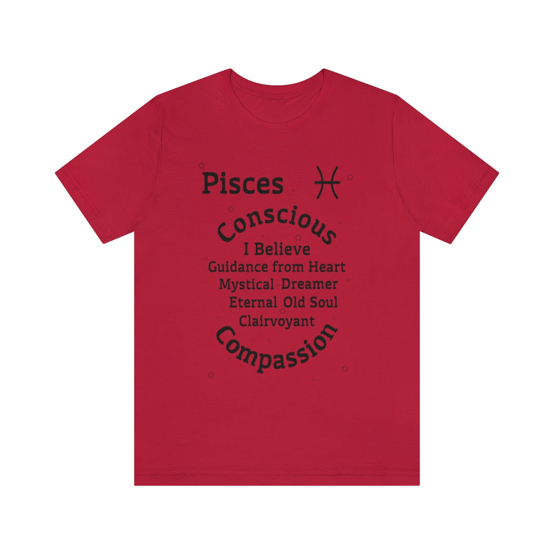 AstroZodiac Pisces Unisex Shirt | Zodiac Sign Affirmation shirt | Horoscope shirt |