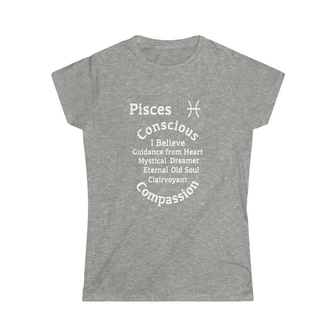 Pisces Persona SoftTee | Zodiac Sign Affirmation shirt | Horoscope shirt |