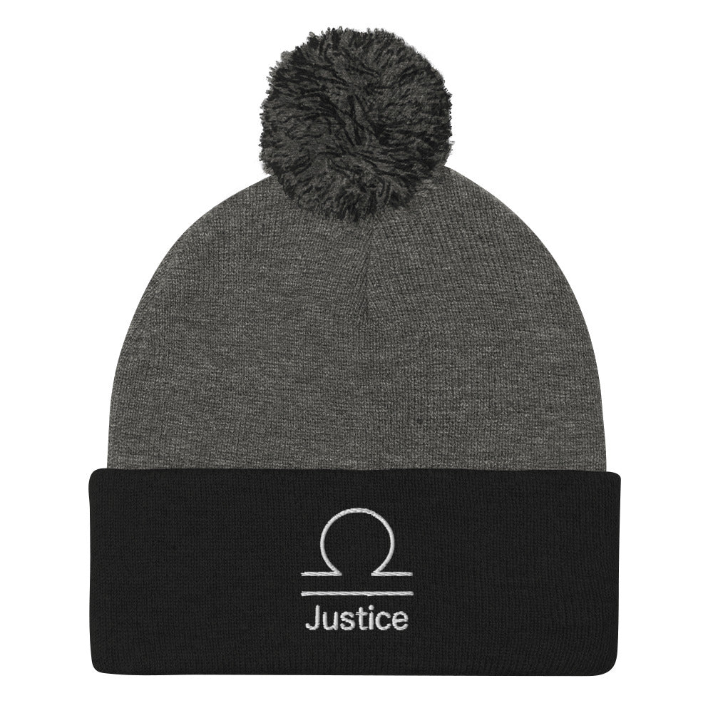 Libra Pom Beanie – Justice