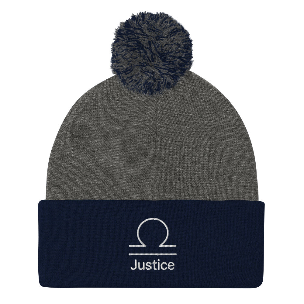 Libra Pom Beanie – Justice