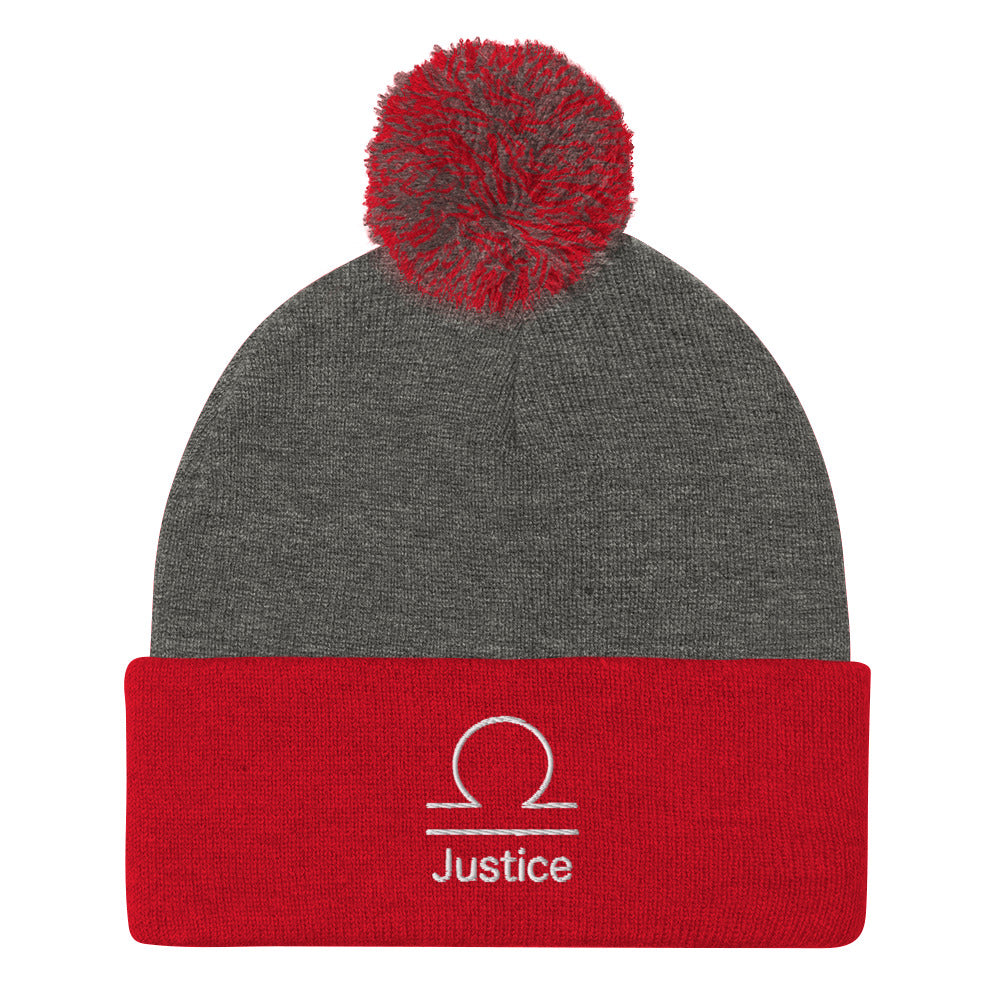 Libra Pom Beanie – Justice