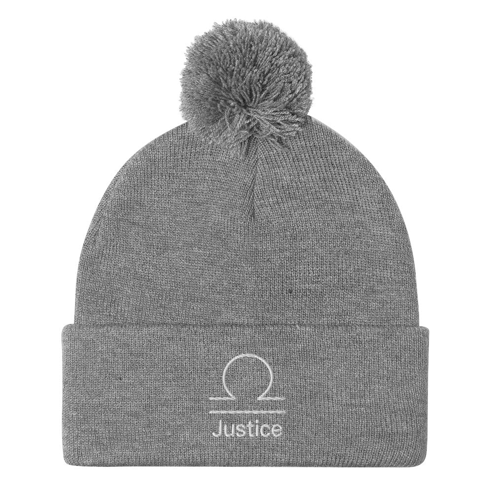 Libra Pom Beanie – Justice